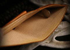 Handmade Leather Lion Mens billfold Wallet Cool Leather Wallet Slim Wallet for Men - imessengerbags