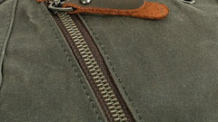 Cool Waxed Canvas Mens  Chest Bag Sling Bag One Shoulder Packs for men - imessengerbags