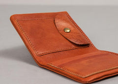 Cool Leather Men Small Wallet Bifold Small Wallet for Men - imessengerbags