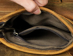 Cool Biker Leather Drop Leg Bag Mens Belt Pouch Waist Bag Shoulder Bag for Men - imessengerbags