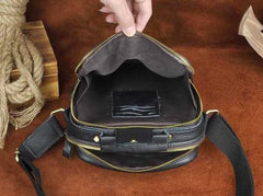 Small Leather Mens SIDE BAG COURIER BAG Messenger Bag Shoulder Bag for Men