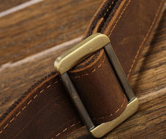 Leather Mens Sling Bag Chest Bag Cool Sling Shoulder Bag Sling Backpack for men - imessengerbags
