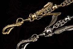 Brass Silver biker Tibetan wallet Chains for chain wallet biker wallet trucker wallet