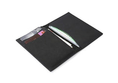 Leather Mens Front Pocket Wallet Small Card Wallet Change Wallets for Men - imessengerbags