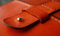 Handmade Brown Leather Mens Small Box Bag Shoulder Bag Messenger Bags for Men - imessengerbags