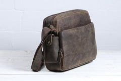 Cool Leather Vintage Mens Messenger Bags Small Shoulder Bags for Men - imessengerbags