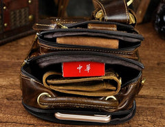 Vintage Leather Belt Pouches for Men Waist Bag BELT BAG Shoulder Bags For Men