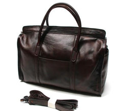 Vintage Leather Cool Mens Handbag Shoulder Bag Travel Bag for men - imessengerbags