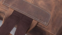Vintage Cool Leather Mens Backpack Large Travel Bag Hiking Bag for men - imessengerbags