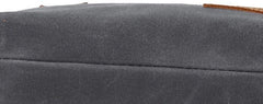 Cool Canvas Leather Mens Wristlet Bag Vintage Clutch Zipper Bag for Men