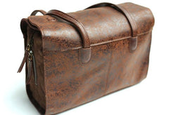 Vintage Leather Cool Mens Handbag Shoulder Bag for men