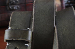 Genuine Leather Punk Rock Biker Trucker Mens Belt Men Black Coffee Belt for Men - imessengerbags