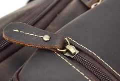 Cool Leather Chest Bag Sling CrossBody Bag Sling Travel Bag Sling Hiking Bag For Men
