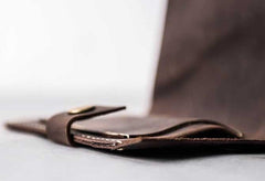 Vintage Leather Men Small Bifold Wallet Small Wallet for Men - imessengerbags