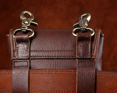 Mens Leather Small Belt Pouch Side Bag Waist Pouch Holster Belt Cases for Men