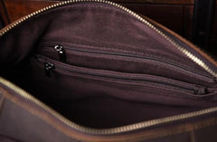Handmade Leather Mens Cool Shoulder Bag Messenger Bag Chest Bag Bike Bag Cycling Bag for men - imessengerbags