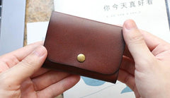 Leather Mens Front Pocket Wallet Small Wallets Card Wallet Change Wallet for Men