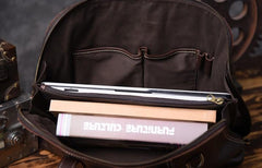 Genuine Leather Mens Cool Messenger Bag Briefcase Work Bag Business Bag for men