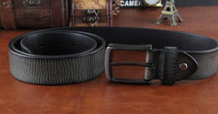 Genuine Leather Punk Rock Biker Trucker Mens Belt Men Black Coffee Belt for Men