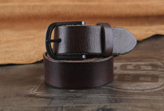 Genuine Leather Punk Rock Biker Trucker Mens Belt Men Black Coffee Belt for Men