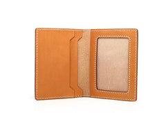 Leather Mens Card Wallets Small Wallet Slim Wallet Front Pocket Wallet for Men - imessengerbags