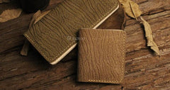Handmade Leather Mens Cool Slim Leather Wallet Men billfold Wallets Bifold for Men - imessengerbags