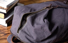 Canvas Mens Cool Backpack Bag Sling Bag Large Travel Bag Hiking Bag for Men - imessengerbags