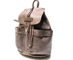 Cool Coffee Mens Leather Backpack Travel Backpacks Laptop Backpacks for men - imessengerbags