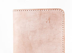 Vintage Handmade Leather Mens Small Wallet Bifold Wallet for Men - imessengerbags