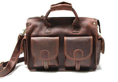 Cool Leather Mens Large Travel Bags Handbag Shoulder Bags for men