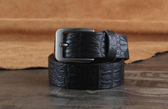 Genuine Leather Punk Rock Biker Trucker Mens Belt Men Black Coffee Belt for Men