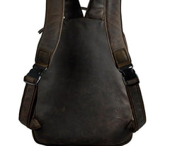 Cool Leather Mens Backpack Vintage Travel Backpack Satchel Backpack for men - imessengerbags