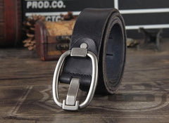 Genuine Leather Punk Rock Biker Trucker Mens Belt Men Black Coffee Belt for Men