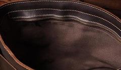 Handmade Leather Mens Cool Shoulder Bag Messenger Bag Chest Bag Bike Bag Cycling Bag for men - imessengerbags