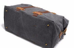 Mens Waxed Canvas Weekender Bag Canvas Travel Bag Shoulder Bag for Men