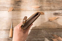 Cool Canvas Mens Small Wallets Bifold Vintage billfold Wallet for Men - imessengerbags