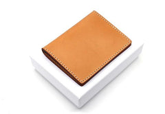 Leather Mens Card Wallets Small Wallet Slim Wallet Front Pocket Wallet for Men - imessengerbags