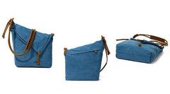 Mens Canvas Rustic Courier Bag Side Bag Messenger Bag Camera Shoulder Bag for Men
