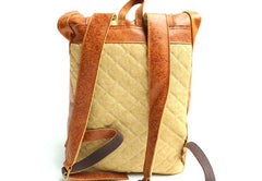 Cool Leather Mens Backpack Travel Backpacks Vintage Laptop Backpack for men