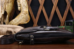 Cool Leather Mens Small Side Bag Messenger Bag Shoulder Bag for Men