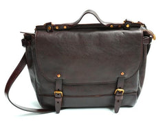 Cool Leather Mens Briefcase Messenger Bag Handbag Shoulder Bag for men