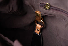 Oil Wax Canvas Mens Cool Backpack Bag Sling Bag Large Travel Bag Hiking Bag for Men