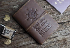 Handmade Leather Mens Cool Short Wallet Passport Card Holder Small Card Slim Wallets for Men - imessengerbags