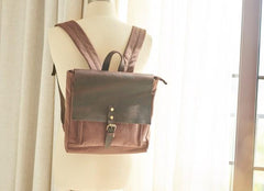 Cool Mens Canvas Backpack Canvas Travel Bag Canvas School Bag for Men - imessengerbags