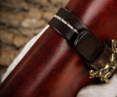 Handmade Leather Mens Clutch Wallet Cool Leather Wallet Long Phone Wallets for Men