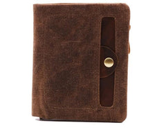 Mens Canvas Small Wallets for men Bifold Cool Men billfold Small Wallet - imessengerbags