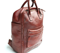 Cool Leather Mens Backpacks Travel Backpack Laptop Backpacks for men