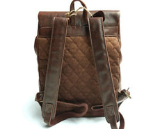 Cool Leather Mens Backpacks Travel Backpack Vintage Laptop Backpack for men