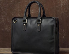 Handmade Leather Mens Cool Messenger Bag Briefcase Work Bag Business Bag Laptop Bag for men
