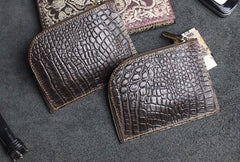 Handmade Leather Floral Mens Front Pocket Wallet Cool Slim Leather Wallet Men billfold Wallets Bifold for Men - imessengerbags